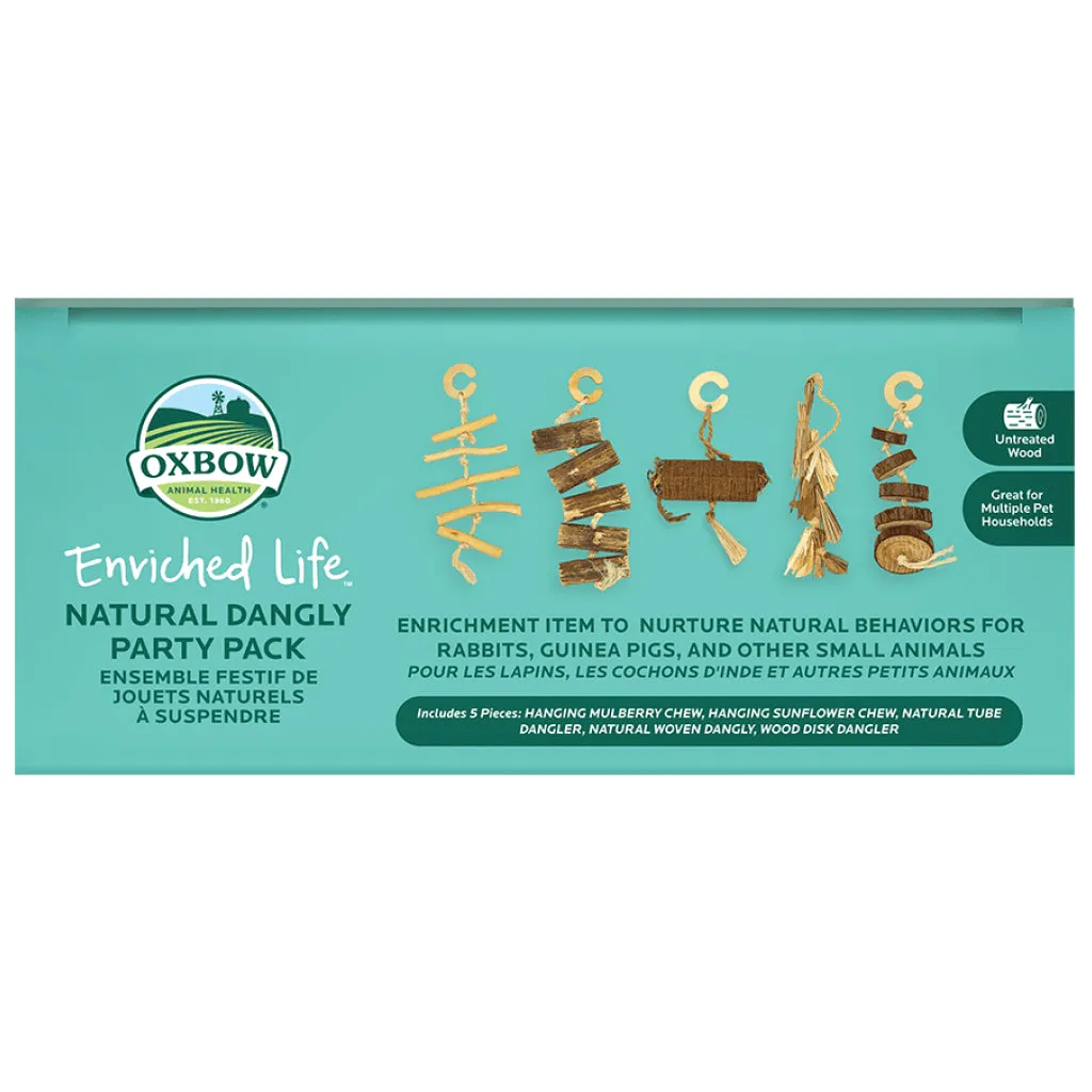 Oxbow Enriched Life Natural Dangly Party Pack Small Pet Toys