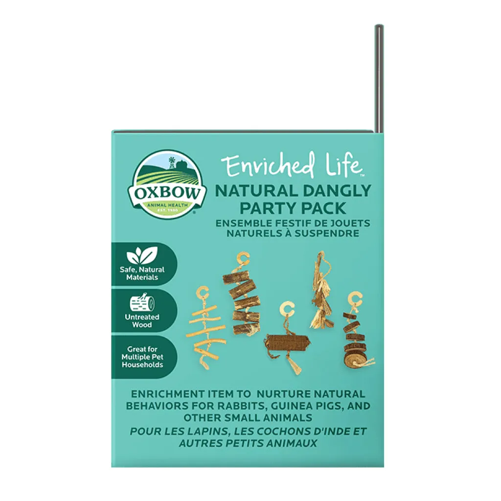Oxbow Enriched Life Natural Dangly Party Pack Small Pet Toys