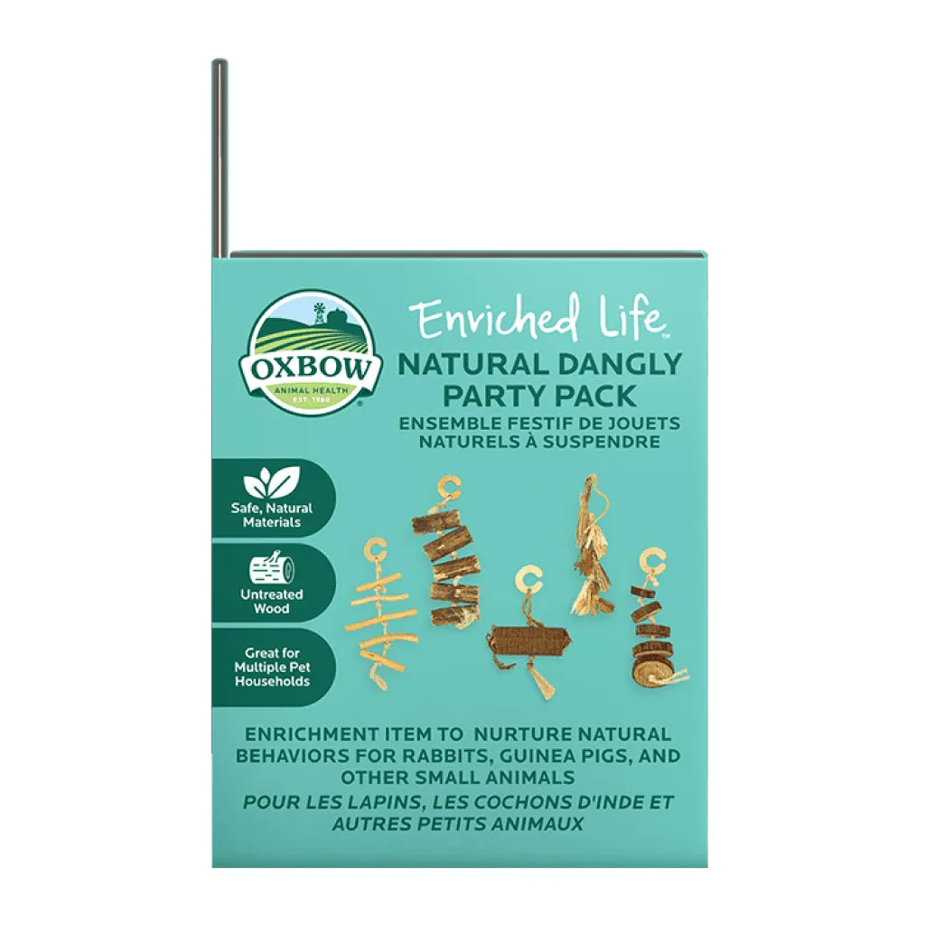 Oxbow Enriched Life Natural Dangly Party Pack Small Pet Toys