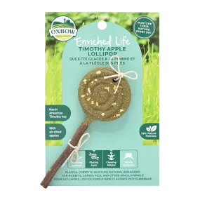 Oxbow Enriched Life Timothy Lollipop Apple