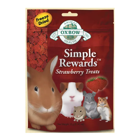 Oxbow Simple Rewards - Strawberry Treats 15g