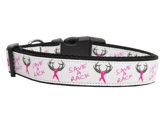 Pet Dog & Cat Nylon Collar or Leash, "Save A Rack"
