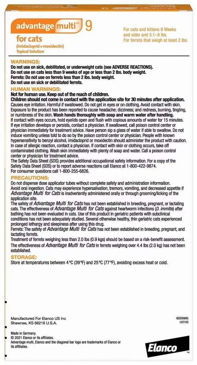 Rx Advantage Multi for Cats