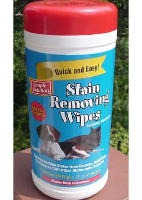 Simple Solution Stain Removing Wipes 30ct