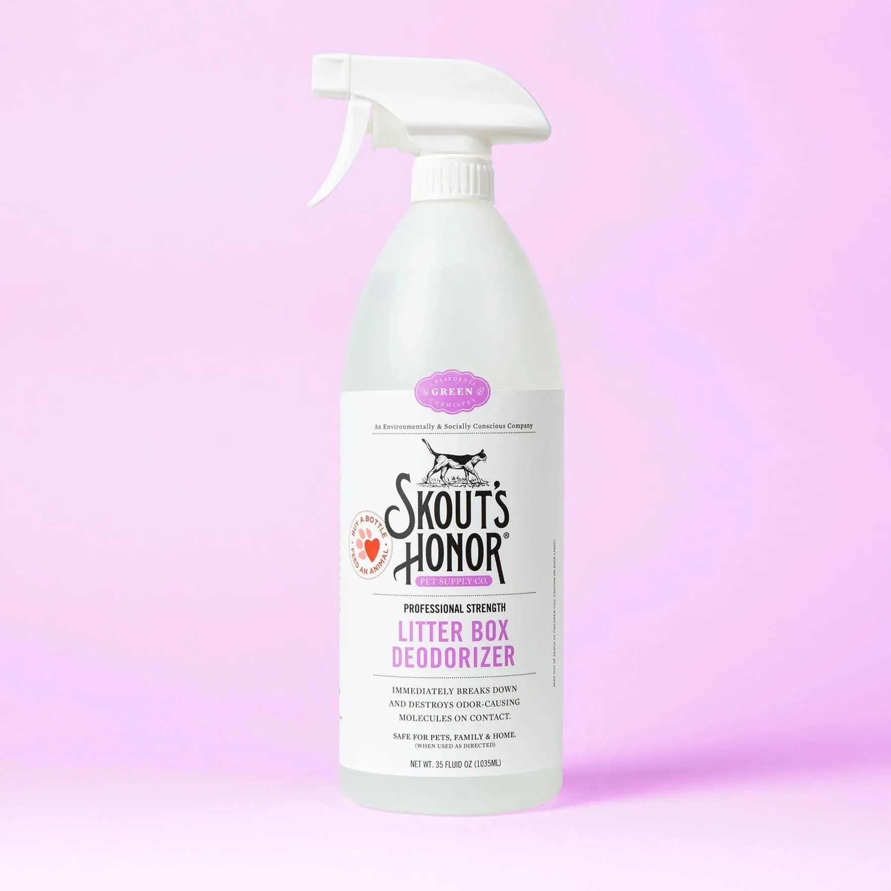 Skout's Honor Litter Box Deodorizer, 35 oz