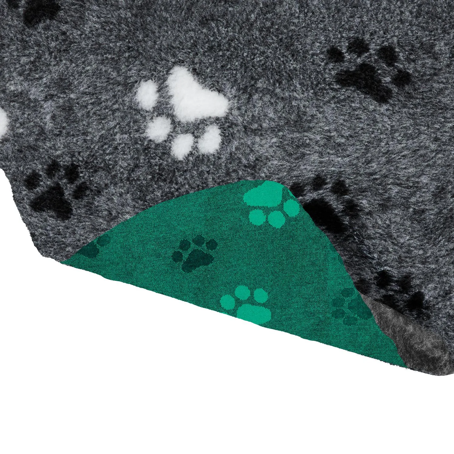 Snooza Stay Dry Mat Grey Paws Dog Bed Large^^^