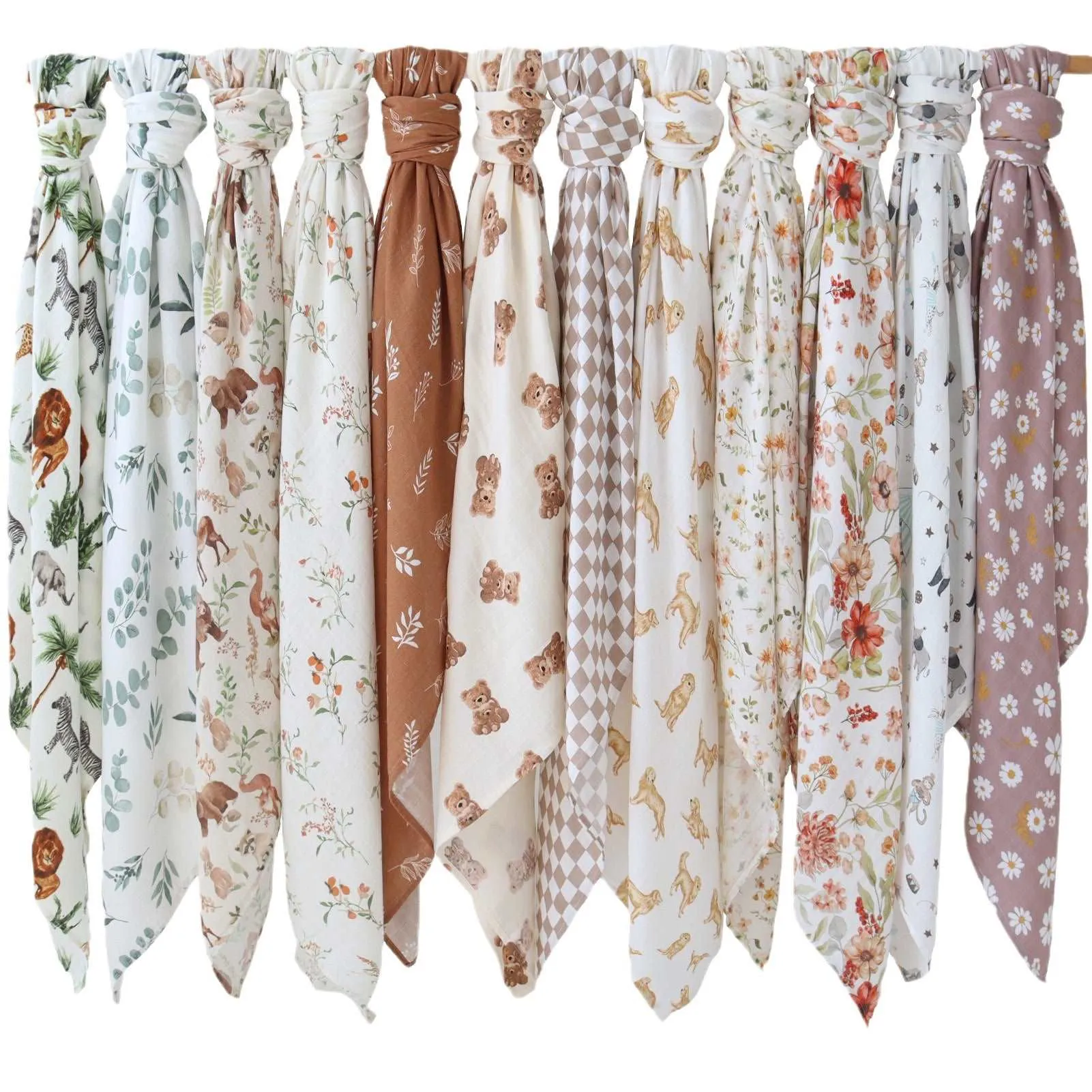Soft Muslin Swaddle Blankets