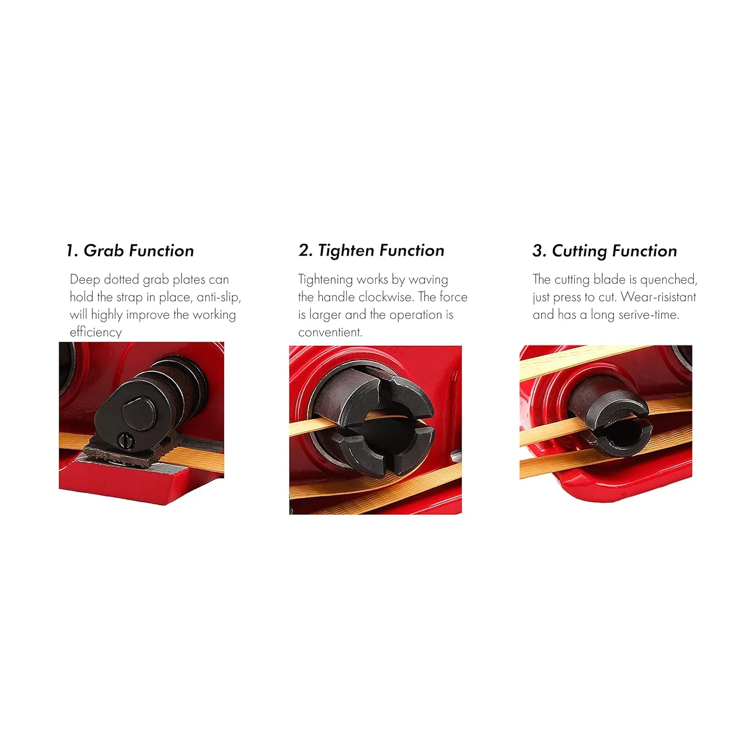 Strapping Tensioner Tool Medium Duty Manual PET Cord P460
