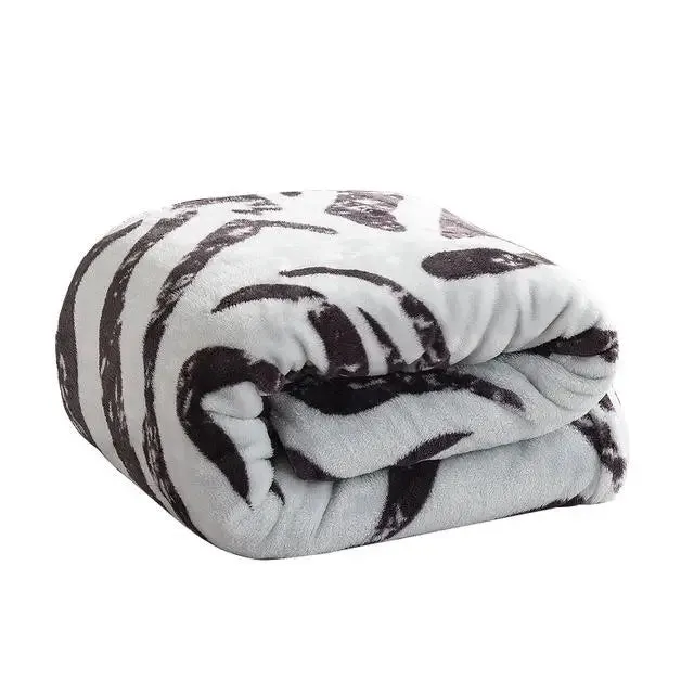 Super Soft  Animal Leopard  Zebra Blanket  Bedspread-