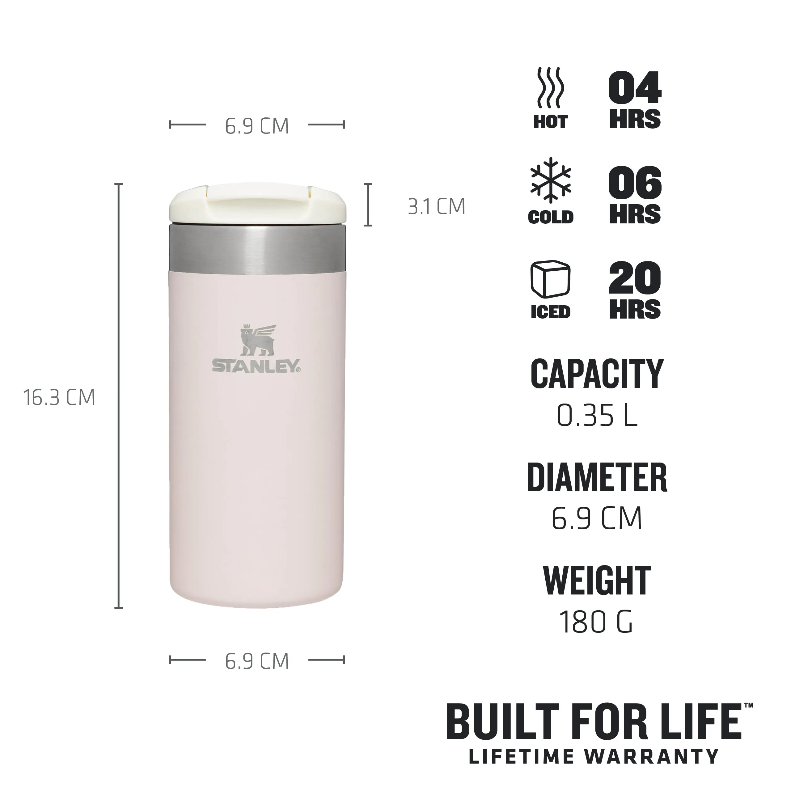 The AeroLight™ Transit Mug | 0.35L