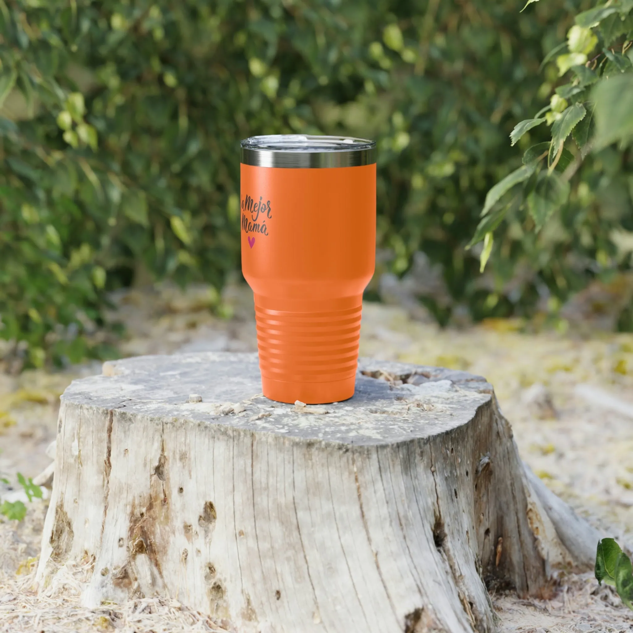 The Best Mom Ringneck Tumbler, 30oz
