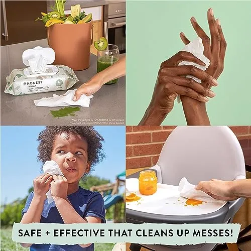 The Honest Company: Clean Conscious Wipes, Fragrance Free, Plant-Based, for Sensitive Skin