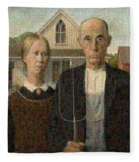 Tribute to American Gothic - Blanket