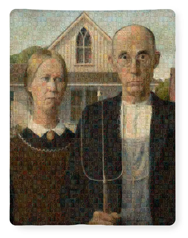Tribute to American Gothic - Blanket
