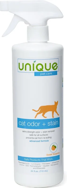 Unique Pet Care Cat Odor   Stain Remover