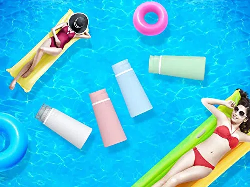 Valourgo Travel Bottles for Toiletries Tsa Approved Travel Size Containers BPA Free Leak Proof Travel Tubes Refillable Liquid Travel Accessories for Cosmetic Shampoo and Lotion Soap