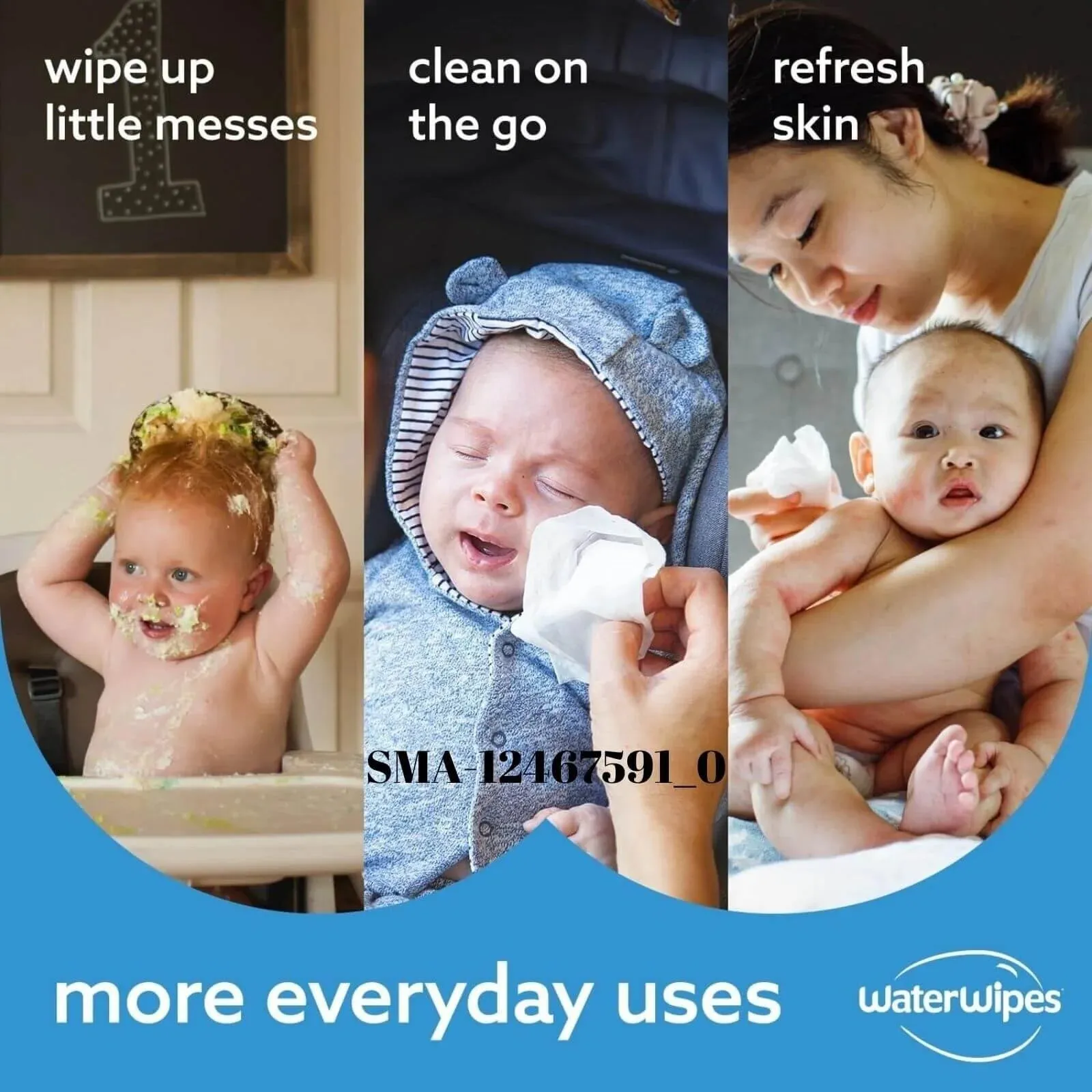 WaterWipes 4 1 Pack Sensitive Baby Wipes