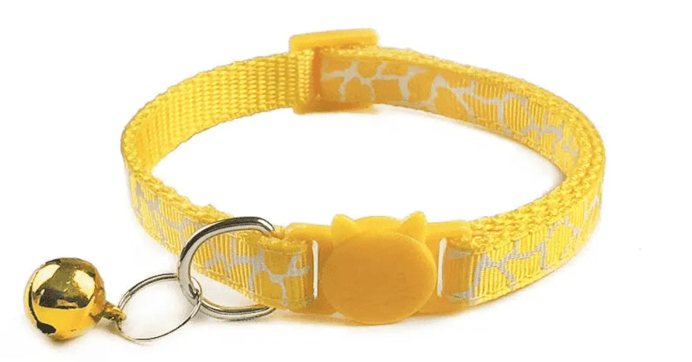 White Camouflage Breakaway Safety Cat Collar