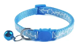 White Camouflage Breakaway Safety Cat Collar