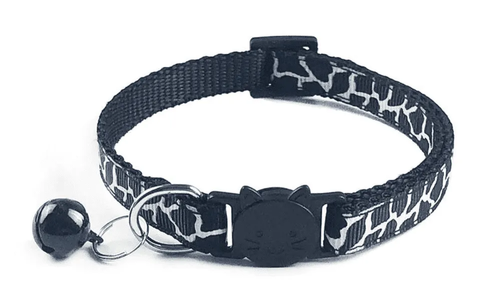 White Camouflage Breakaway Safety Cat Collar